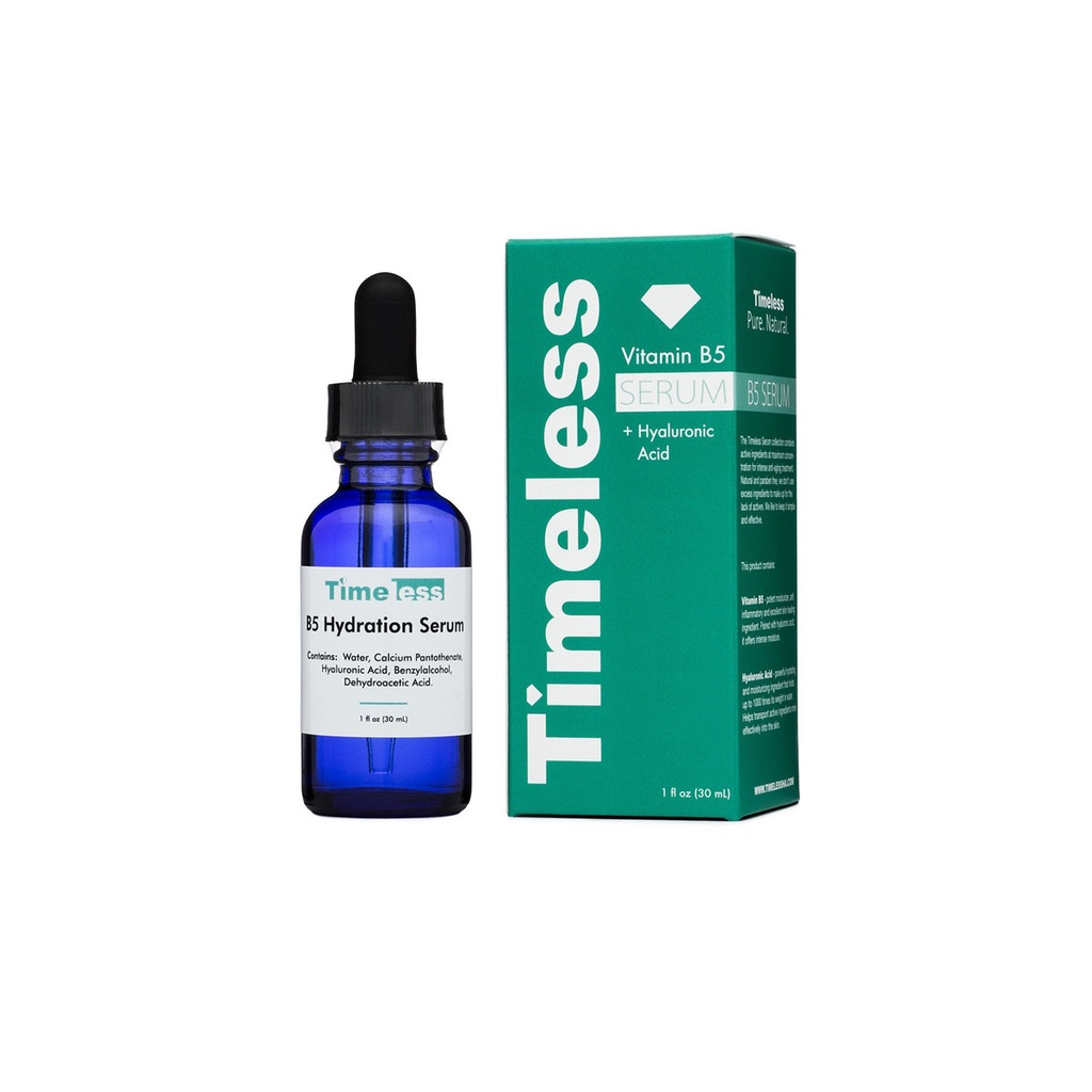 Tinh chất Vitamin B5 Timeless Coenzyme Q10 30ml chăm sóc dưỡng ẩm làm sáng và phục hồi da nhạy cảm