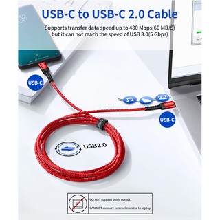 Cáp Sạc Nhanh JSAUX Usb Type C 3a 60w