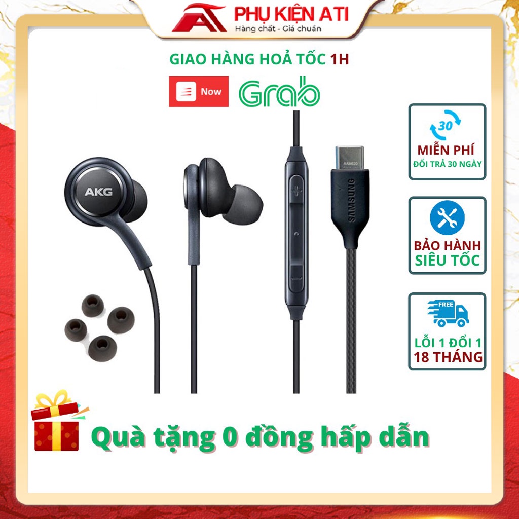 Tai Nghe Samsung AKG Type C Note 10/10Plus, S20 Plus, S20 Ultra.Dùng Được Tất Cả Máy Chân Type C - Phụ kiện ATI