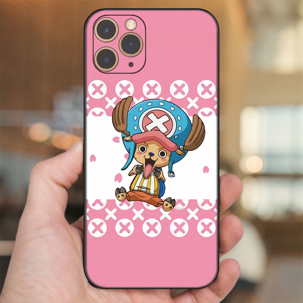 Ốp lưng iPhone 11 Pro dẻo đen cạnh vuông in hình Chopper One Piece Đảo Hải Tặc