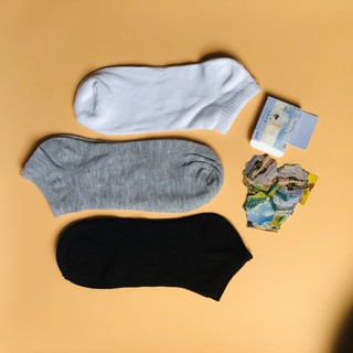 Tất Thấp Cổ Nam/Nữ Basic Unisex Socks (Ảnh Thật)