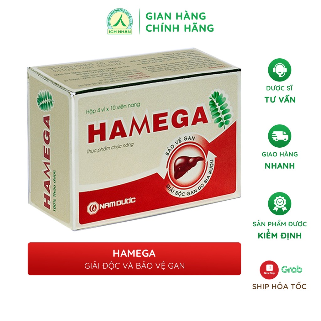 Bộ 2 Sản Phẩm Khang Dược Và Hamega Ích Nhân Hỗ Trợ Sức Khỏe Phái Mạnh, Giúp Thải Độc Gan, Giúp Tăng Cường Sinh Lý Nam