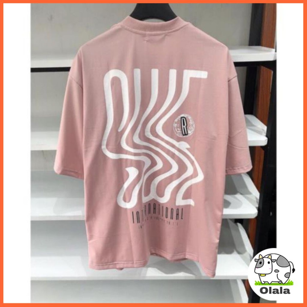 [ FREE SHIP50K] Áo Thun SWE (hình thật)- Hồng Ruốc- unisex