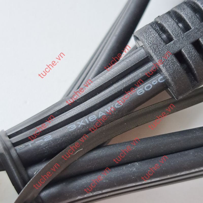 Dây nguồn Volex đầu 3 lỗ gập 0.8m cho adapter, sạc laptop