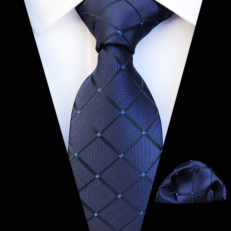 Cà Vạt Lụa Họa Tiết Kẻ Sọc Nhiều Màu Sang Trọng Dành Cho Nam