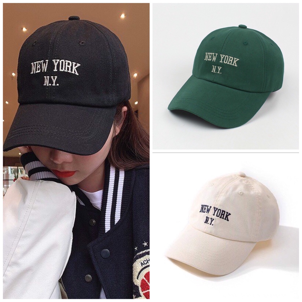 Mũ lưỡi trai Newyork Ny,Nón kết nhiều màu phong cách Ulzzang form unisex nam nữ