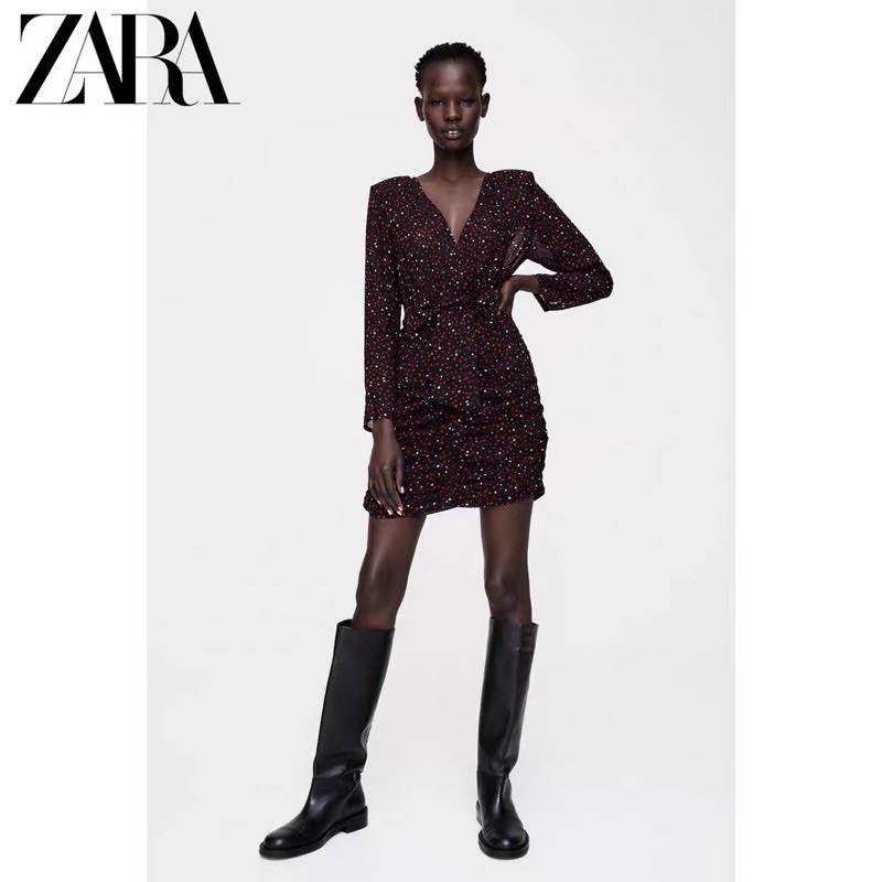 Váy voan hình trái tim Zarraa dư sịn, cắt tag