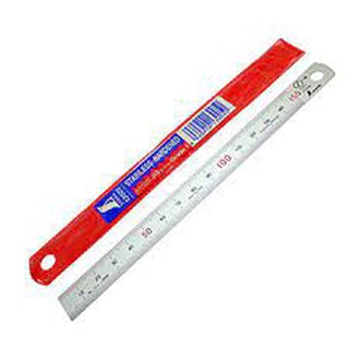 Thước lá inox nhũ bạc shinwa 15cm 13005