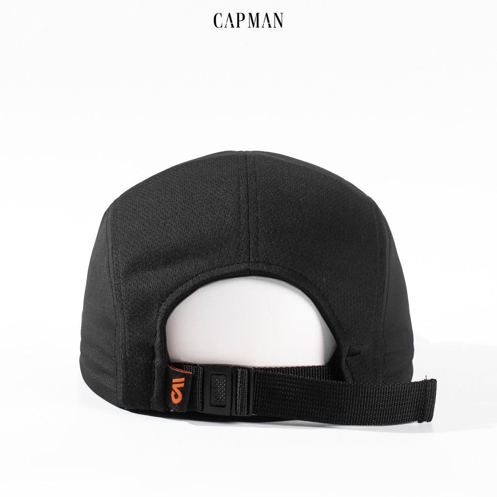 Mũ lưỡi trai CAPMAN chính hãng full box, nón kết nam snapback CM116 vải dù màu đen