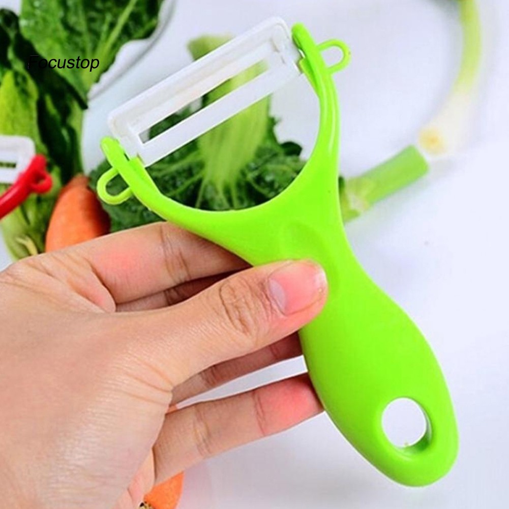 Vận Chuyển♠2 Dụng Cụ Gọt Vỏ Rau Củ Quả Bằng Sứ