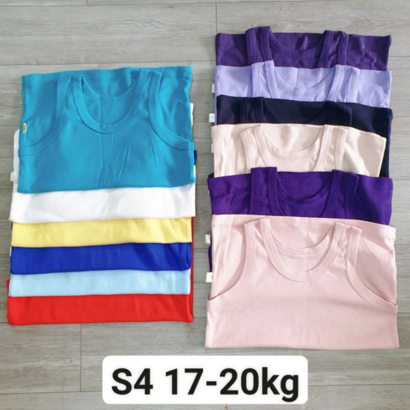 {6-18kg} [HÀNG LOẠI 1] Áo ba lỗ cotton bozip xuất dư xịn bé trai/bé gái