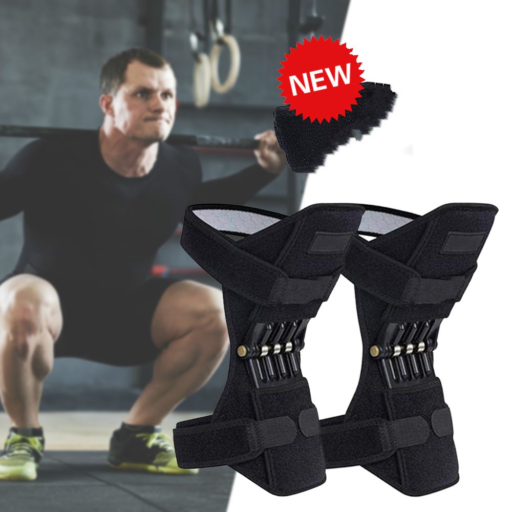 1 Pair Joint Support Knee Pads Power Powerful Rebound Spring Force Booster