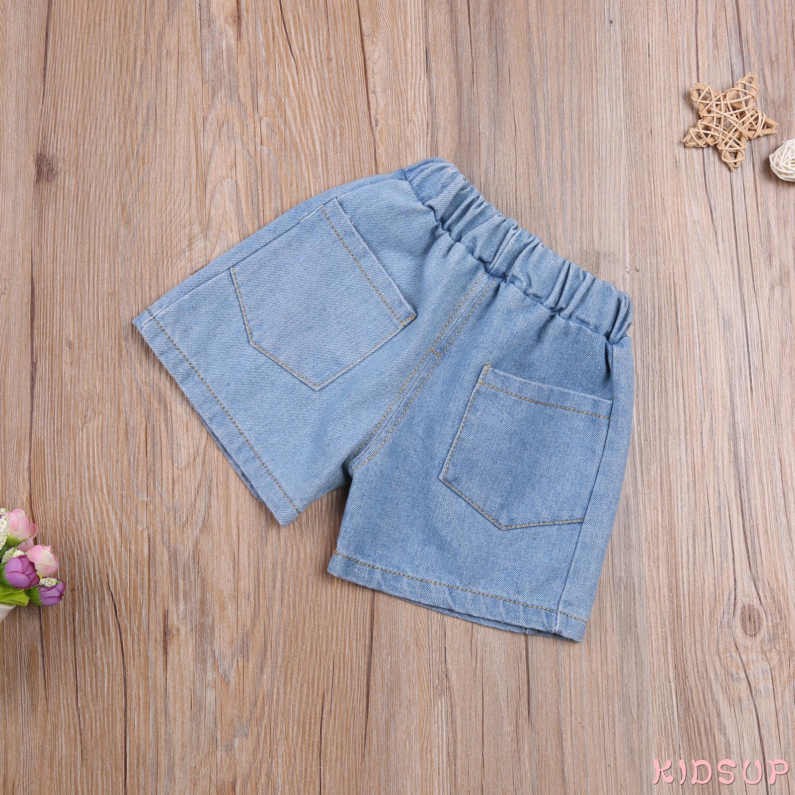 Quần short jeans thời trang hè cho bé trai