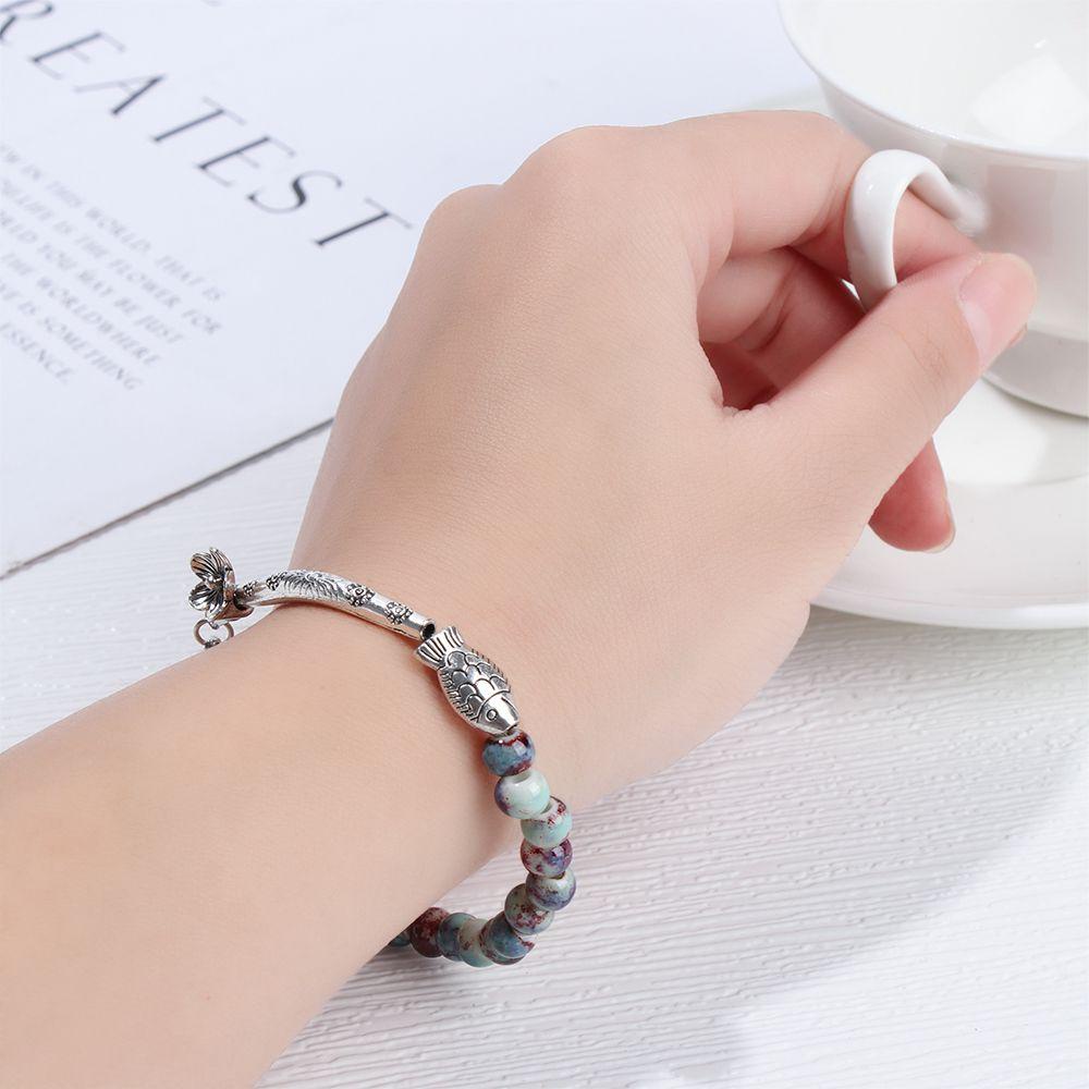 Vòng Tay Chuỗi Hạt Phong Cách Dân Tộc Cổ Điển