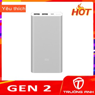 Pin sạc dự phòng Xiaomi Mi Gen 2 10000 mAh Chuẩn Xiaomi