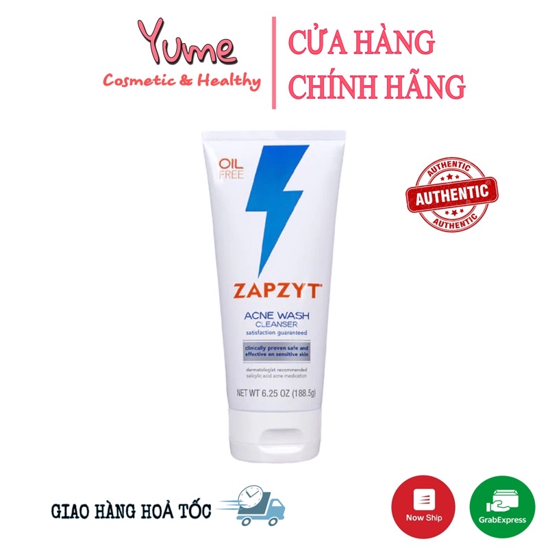 Sữa rửa mặt ngăn ngăn ngừa mụn Zapzyt Ance Wash 188.9gr