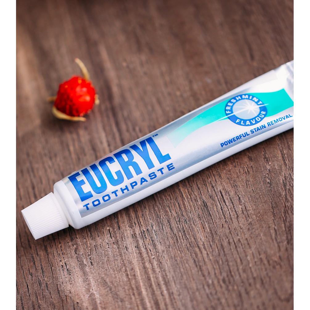 Eucryl Kem Đánh Răng Bạc Hà Tẩy Trắng Răng Eucryl Toothpaste 62g - Khongcoson