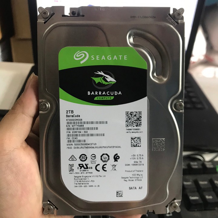 Ổ Cứng 3.5 HDD Seagate BarraCuda 2TB / 64MB