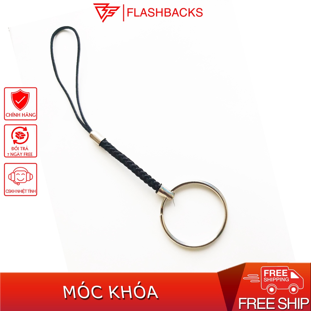 Móc khóa Khoen Tròn Dẹp - Nhỏ Gọn - Dễ Phân Loại Khóa - Chất liệu inox không gỉ - Siêu Bền