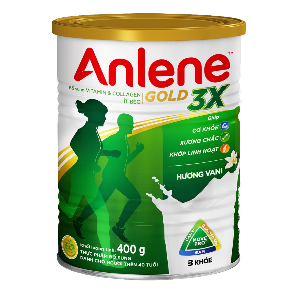 Sữa bột Anlene Gold Movepro Hương Vani 400g/lon