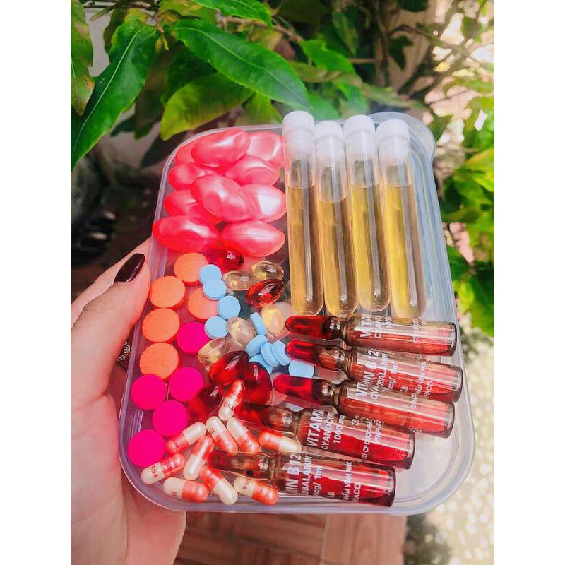 vitamin B12 Ống nước đỏ trộn kem bật tông | BigBuy360 - bigbuy360.vn