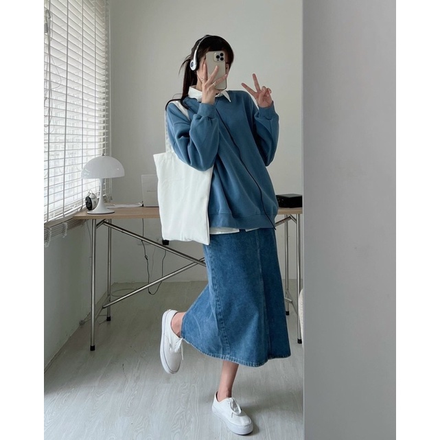 ÁO NỈ BÔNG TRƠN 6 MÀU