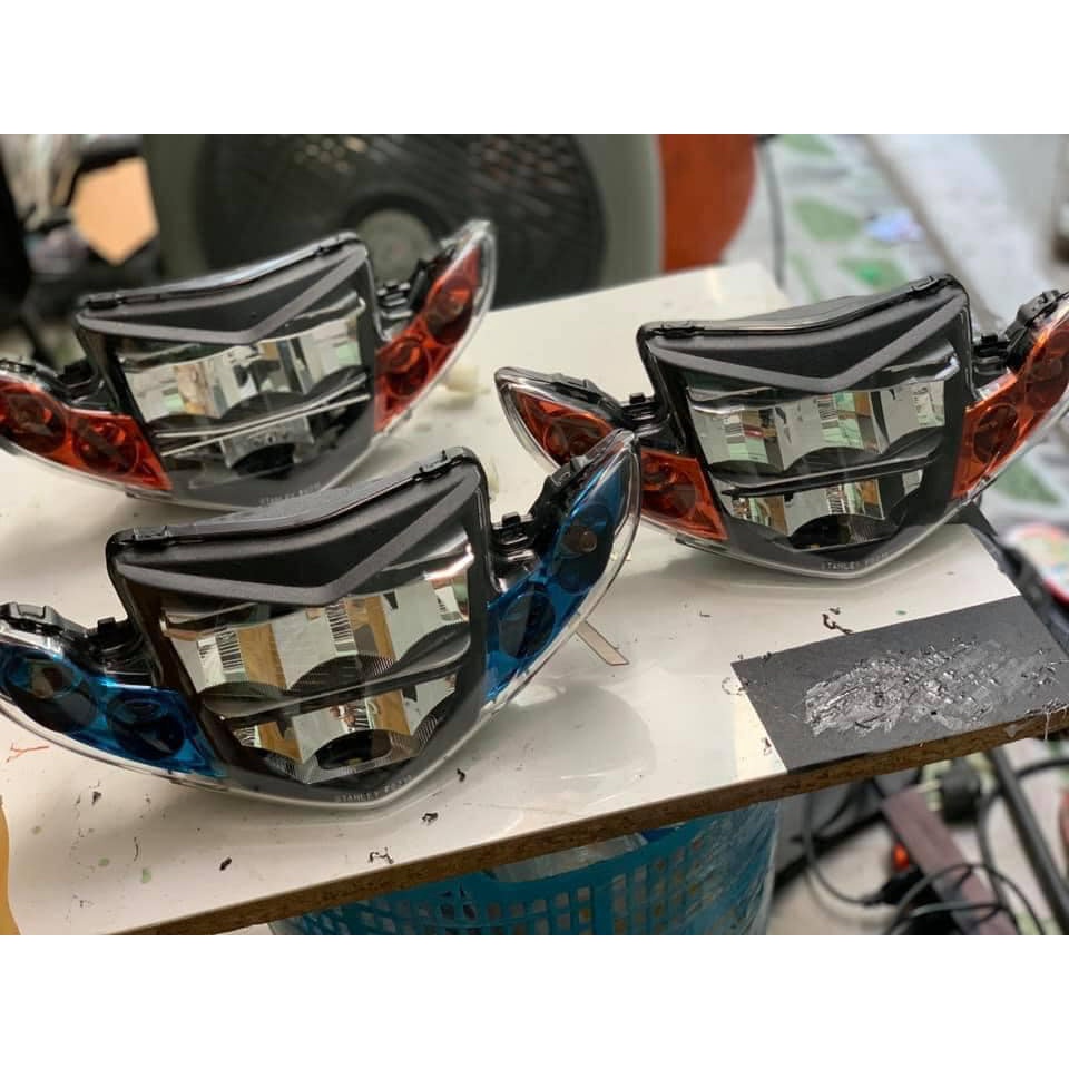 Pha chóa led 2 tầng lắp sirius 50-110cc