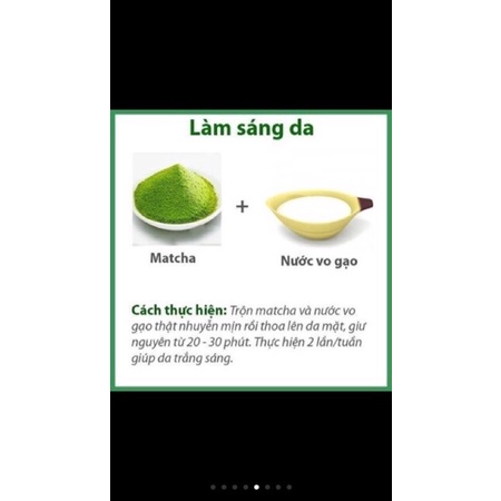 100g bột trà xanh đắp mặt nguyên chất, làm đẹp an toàn | BigBuy360 - bigbuy360.vn