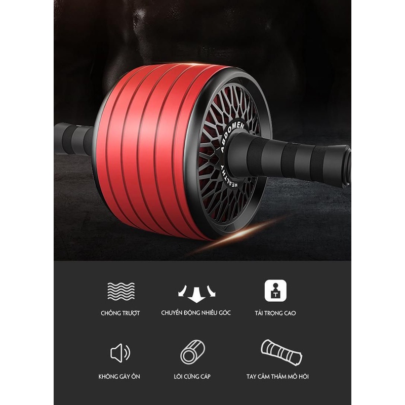 Con lăn tập bụng 1 bánh chuyên nghiệp ss 88 Sportslink