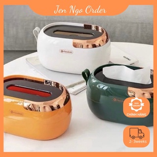 Combo 2 Hộp đựng giấy ăn để bàn cao cấp phong cách cổ điển