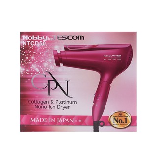 Máy sấy tóc bổ sung platinum collagen và nano ion tescom ntcd50