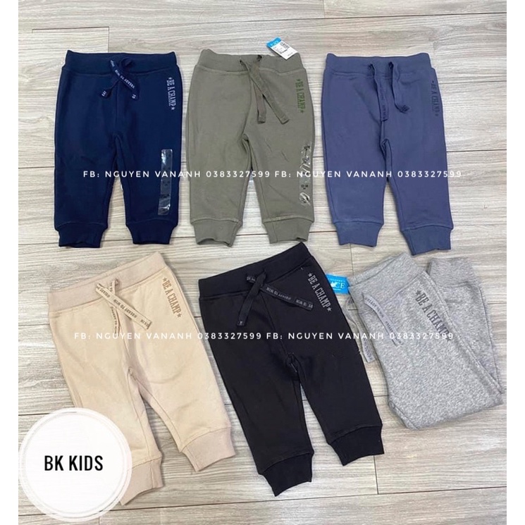 Quần nỉ P.L.A.C.E dáng jogger cho bé