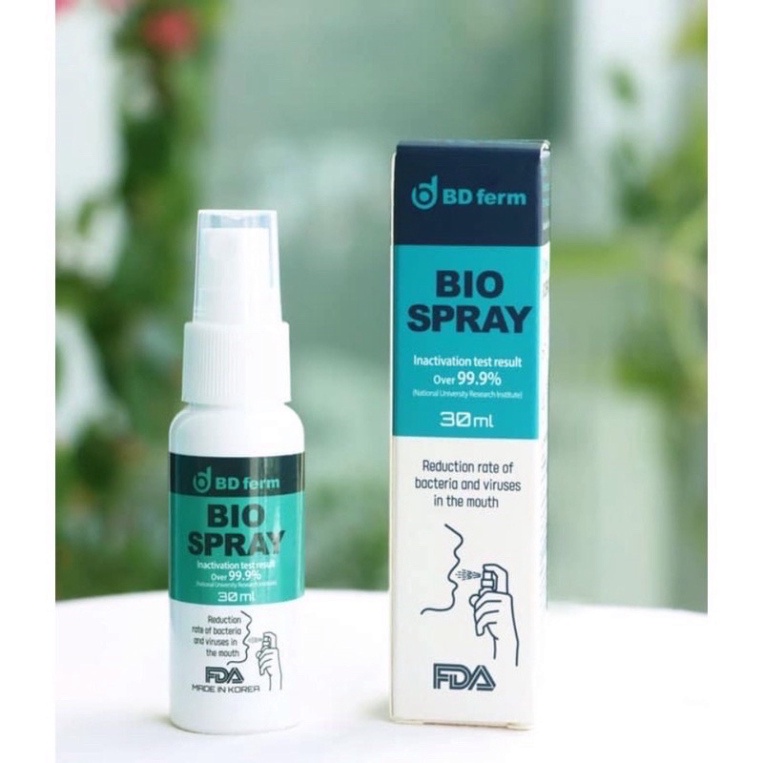 Xịt Họng Sinh Học Bdferm Bio Spray 30ml