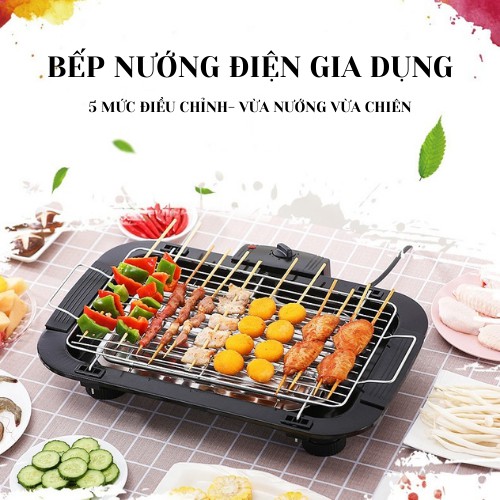 BẾP NƯỚNG ĐIỆN KHÔNG KHÓI 1800w-2000W  vỉ nướng điện đa năng chính hãng bảo hành 12thang