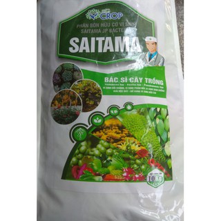 Phân bón phân bón hữu cơ vi sinh saitama - bác sỹ cây trồng - bao 10 kg