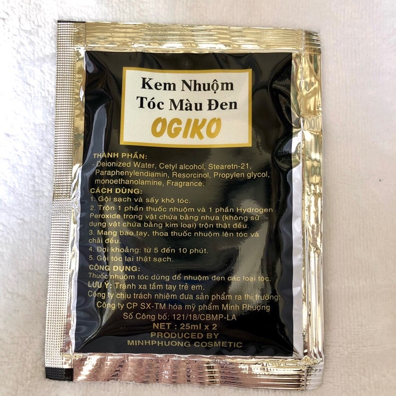 Nhuộm tóc đen phủ bạc OGIKO - Nhuộm đen giá rẻ