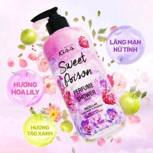Sữa tắm Malissa Kiss Perfume Shower 350ml
