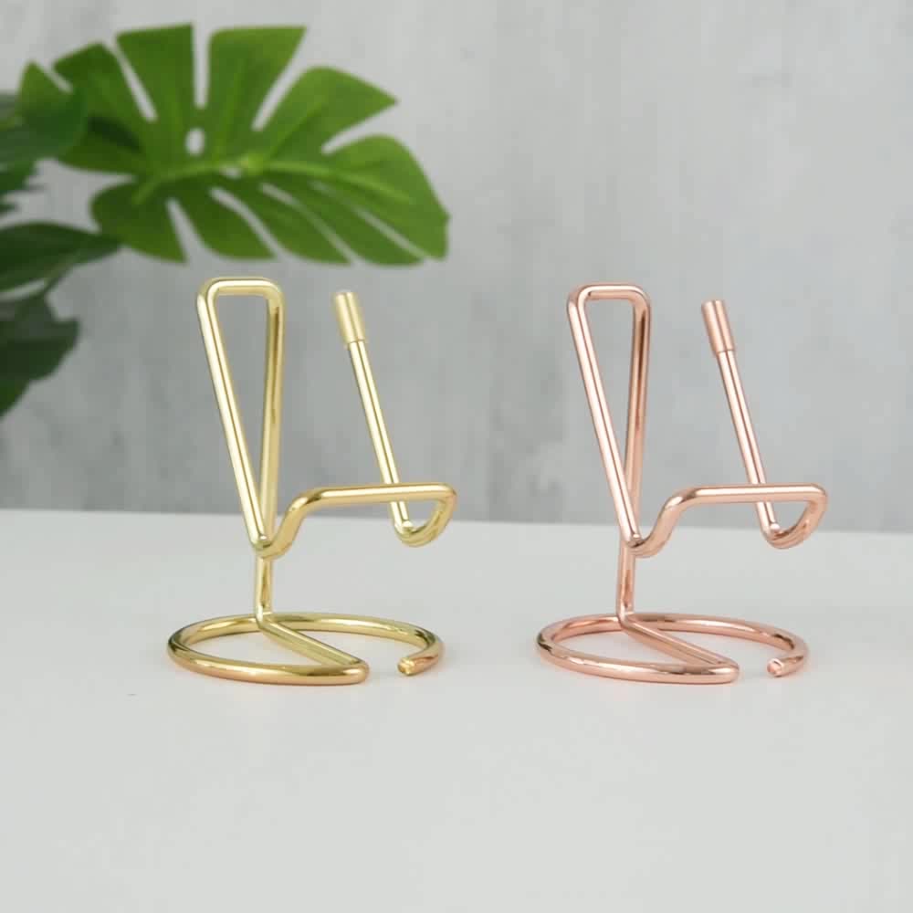 Giá Đỡ Điện Thoại/Máy Tính Bảng Bằng Kim Loại Màu Vàng Hồng Cổ Điển Thông Dụng Cho Văn Phòng/Máy Tính Bảng iPhone &amp; Android