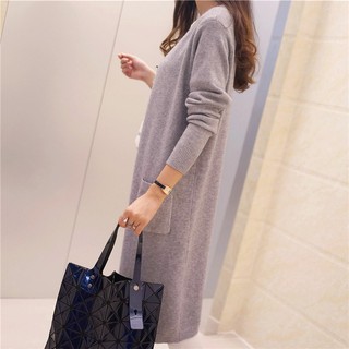 Áo khoác len nữ dáng dài