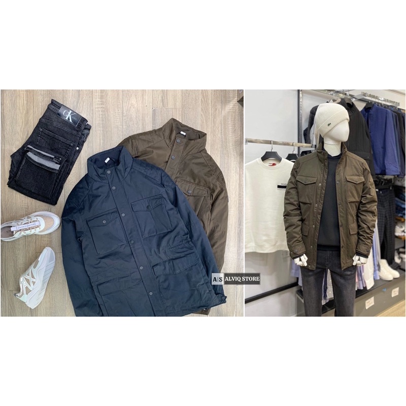 Áo khoác chần bông G.reen Coart kaki