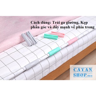 Set 12 Kẹp cố định chống trượt cho chăn ga giường tiện lợi, thông minh