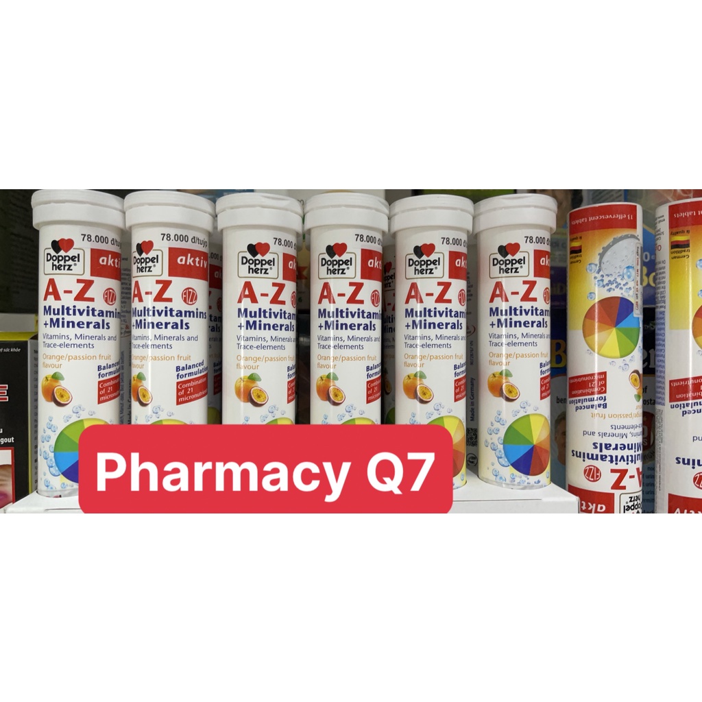 [Hàng Đức Chính Hãng] Viên uống Doppelherz A Z Depot bổ sung vitamin, khoáng chất AZ A FROM Z