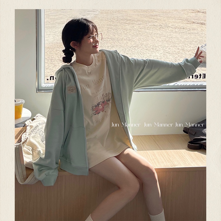 Áo Thun Tay Ngắn Cổ Tròn Dáng Rộng Phong Cách Hàn Quốc Thời Trang Mùa Hè Cho Nữ