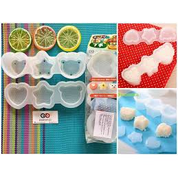 Khuôn tạo hình cơm, ép trứng, làm bánh kokubo cho bé (hình cá, ô tô, hình gấu, thỏ) - Made in Japan