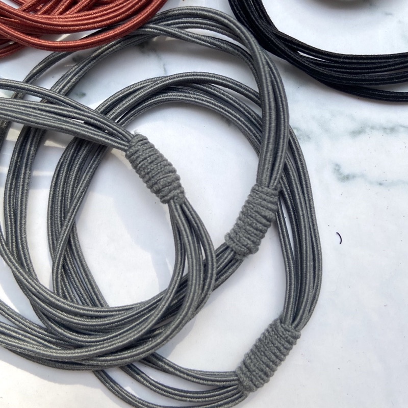 Dây buộc tóc trơn 4 vòng chắc chắn, cột tóc nữ phụ kiện thời trang CT026 - Filibra