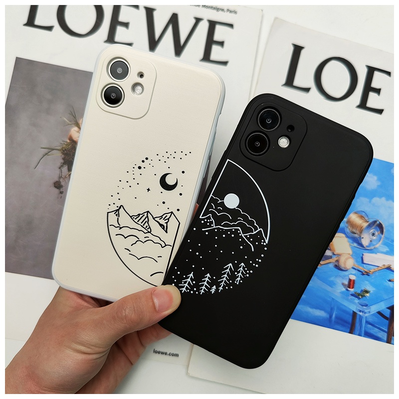 IPhone 13 12 mini Pro Max new SE 2020 2022 SE3 6 6S 7 8 PLUS X XR XS XSMAX 11 PRO MAX Doodle comics soft case