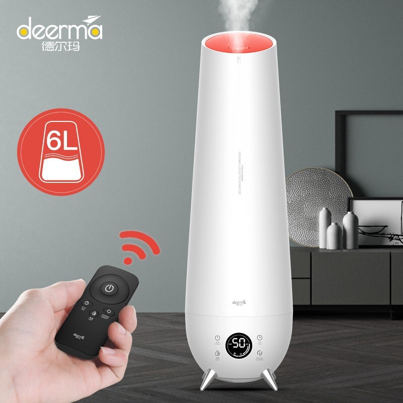 Máy giữ ẩm Deerma LD612 6L 30m^2 Âm lượng Humidifier Văn phòng nhà phòng ngủ phòng khách Bảo hành 12 tháng