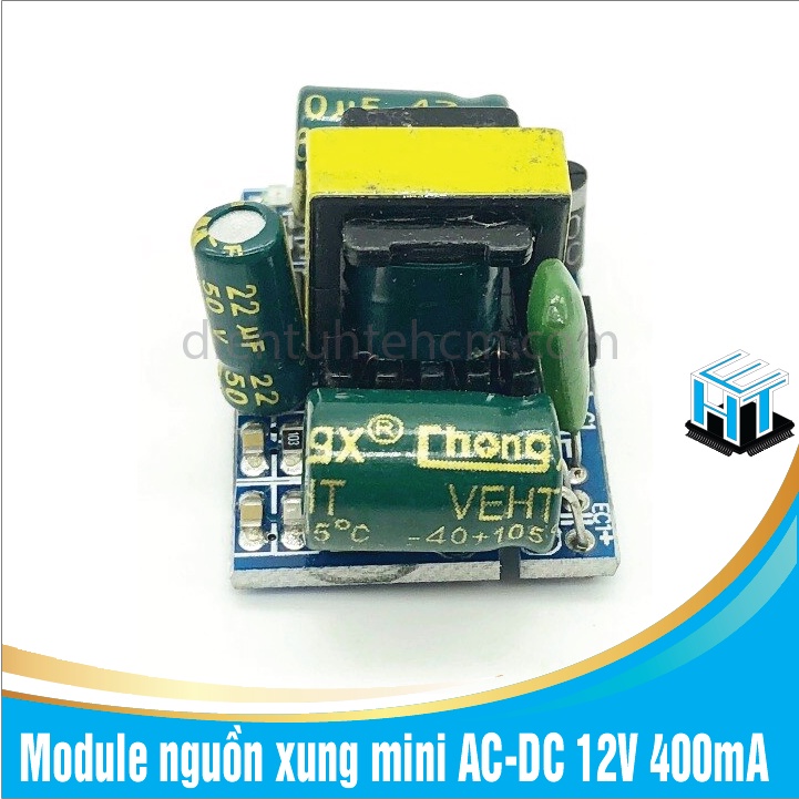 Module nguồn xung mini AC-DC 12V 400mA chất lượng cao