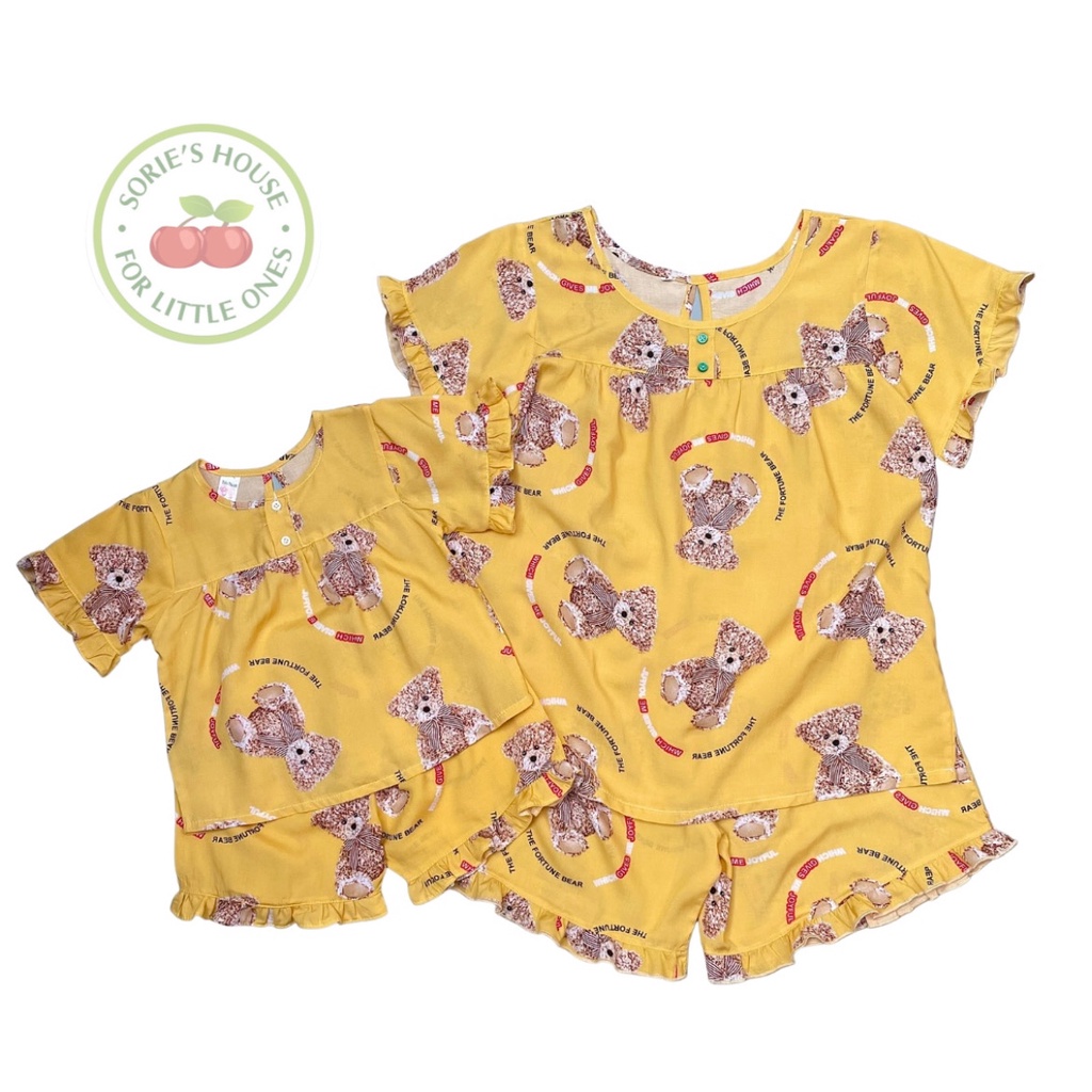 [Ảnh thật][45-60kg] Bộ tole lanh ĐÙI cho Mẹ mặc cặp với bé