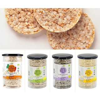 Bánh gạo lứt hữu cơ cho bé 100g Lumlum Organic Rice Cake